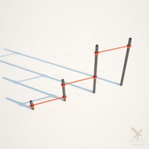 Cекция из трех перекладин разноуровневая