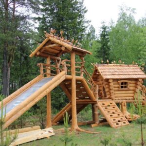 Детский городок "Избушка на курьих ножках"